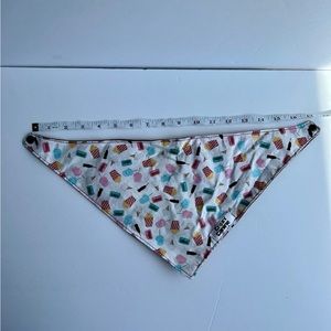 Ice Cream Cone Snap On Dog Bandana